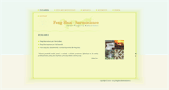 Desktop Screenshot of fengshui-harmonizace.cz